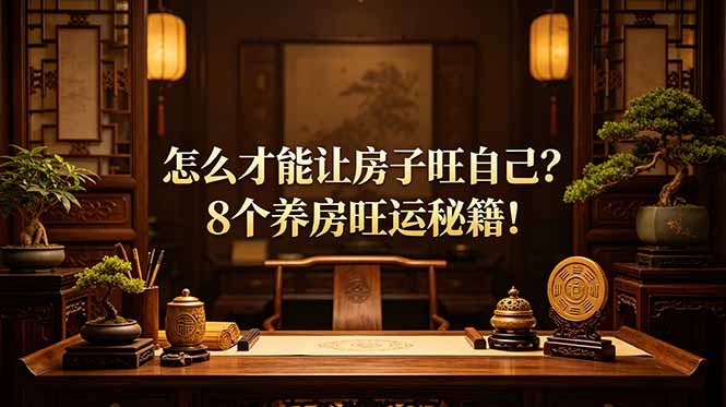 付费文章：怎么才能让房子旺自己？8个养房旺运秘籍！-海之城短剧项目