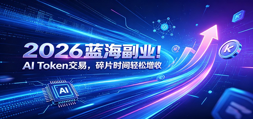 2026蓝海副业！AI Token交易，碎片时间轻松增收-海之城短剧项目