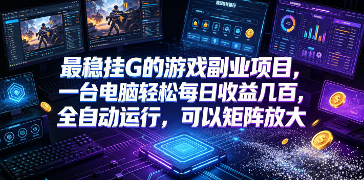 AI游戏全自动挂机项目，单号日入100左右，可矩阵放大！-海之城短剧项目