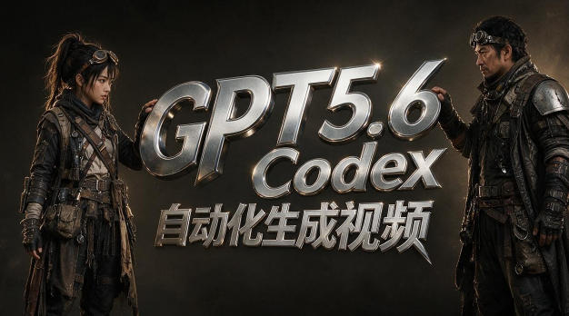 GPT5.6+Codex自动化视频生成：提示词设计×角色设定×封面海报×工作流思路，高效产出AI视频-海之城短剧项目