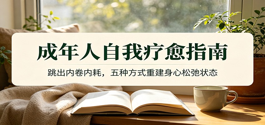 成年人自我疗愈指南：跳出内卷内耗，五种方式重建身心松弛状态-海之城短剧项目