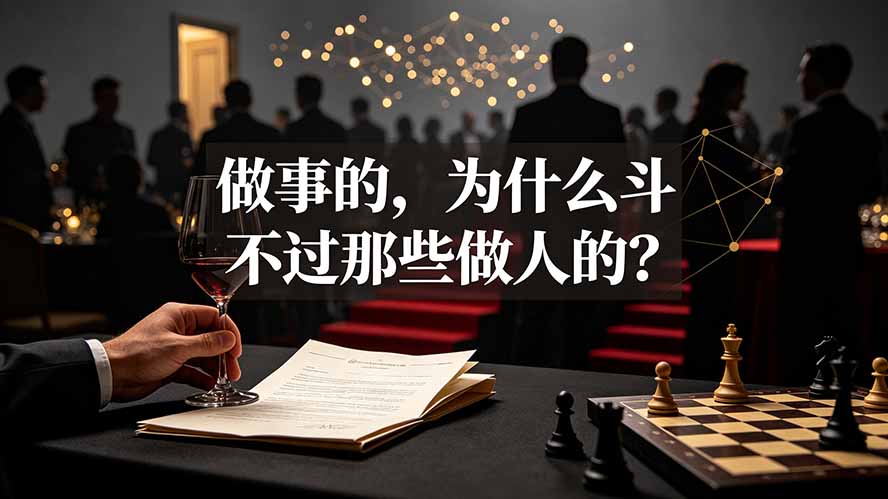 付费文章：做事的，为什么斗不过那些做人的？-海之城短剧项目