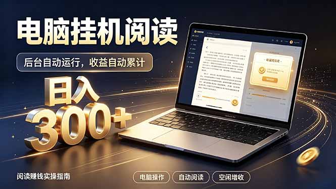 看小说也有收益？自动化流程，轻松日入300+-海之城短剧项目