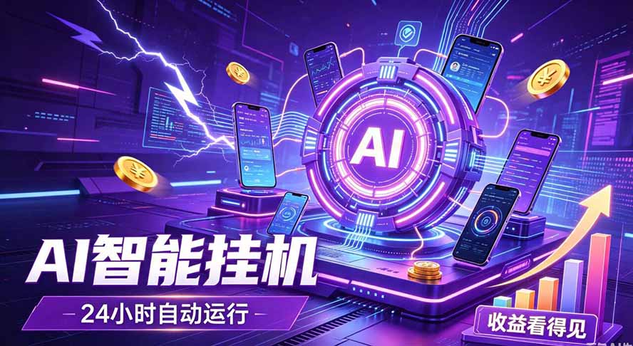 AI智能广告挂机，躺赚新模式 设备托管运行，解放双手持续变现-海之城短剧项目