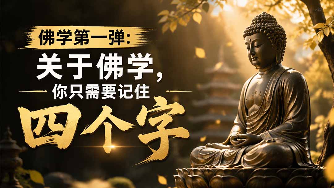 付费文章：佛学第一弹:关于佛学，你只需要记住四个字-海之城短剧项目