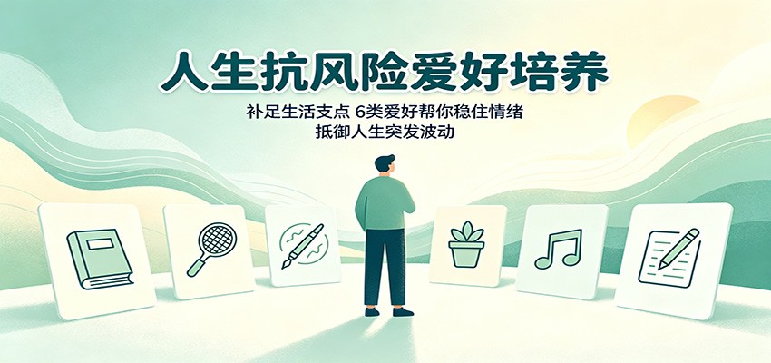 人生抗风险爱好培养：补足生活支点，6类爱好帮你稳住情绪，抵御人生突发波动-海之城短剧项目