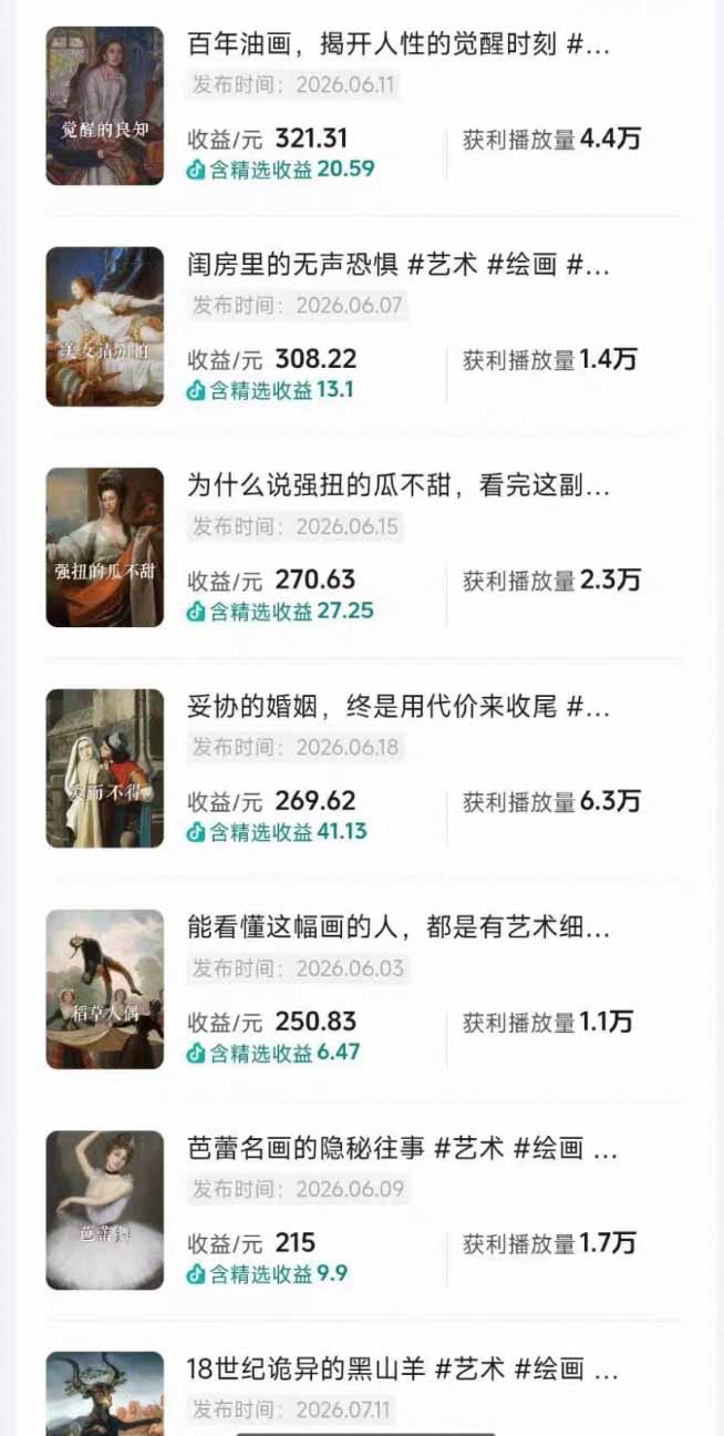 油画解说教学-398众筹来的技术-刯新：选题×对标×素材×文案×配音×剪辑×2天开精选×7天通9项权益