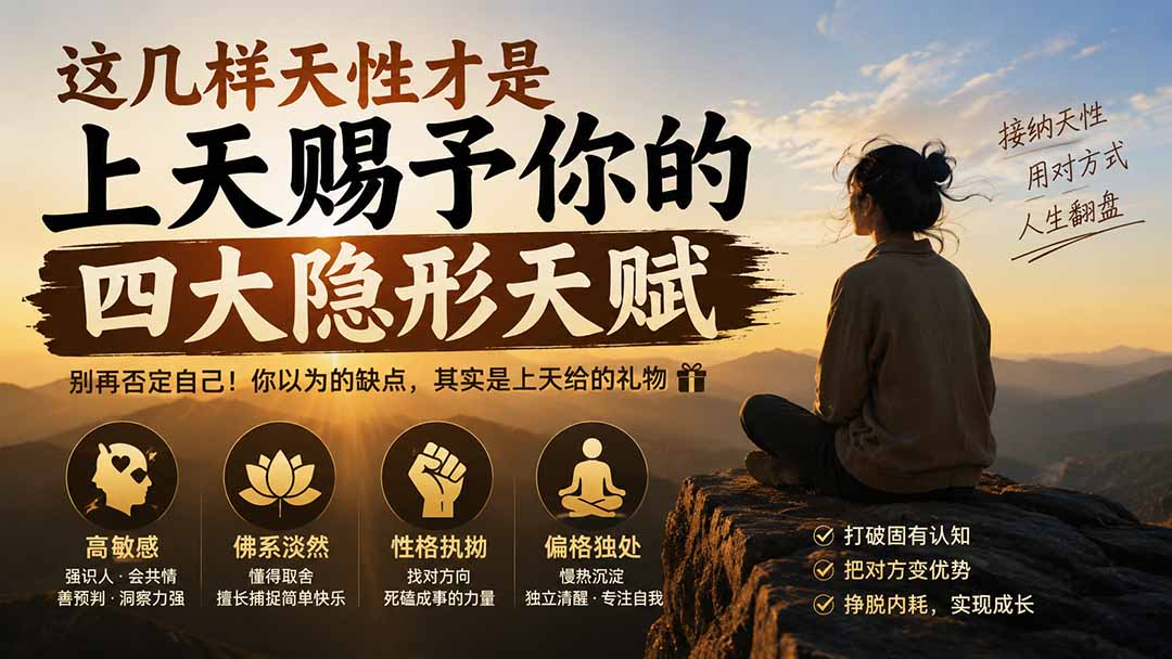 付费文章：这几样天性才是上天赐予你的四大隐形天赋-海之城短剧项目