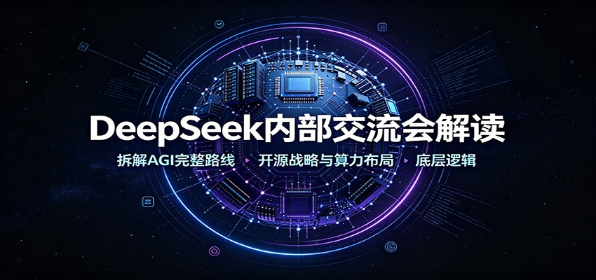 DeepSeek内部交流会解读：拆解AGI完整路线，开源战略与算力布局底层逻辑-海之城短剧项目