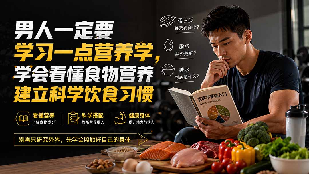 付费文章：男人一定要学习一点营养学，学会看懂食物营养建立科学饮食习惯-海之城短剧项目