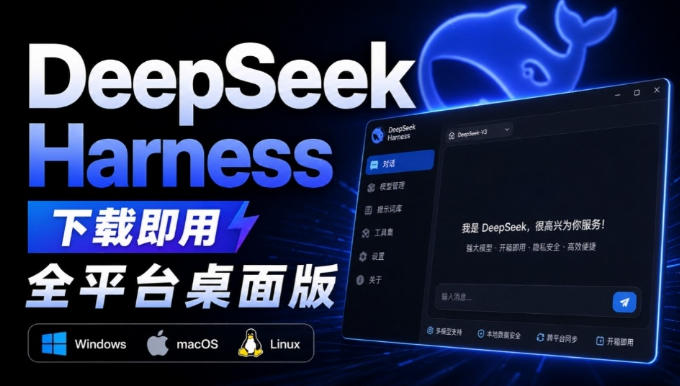 Github上近20万Stars，Harness现在可以双击运行使用了，Harness全平台桌面版-海之城短剧项目