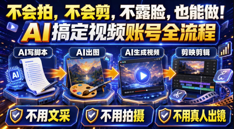 AI短视频起号实战项目，用AI做视频起号，45天涨粉12W，一条广告8.5k，广告接到手软，引流、变现两不误！-海之城短剧项目