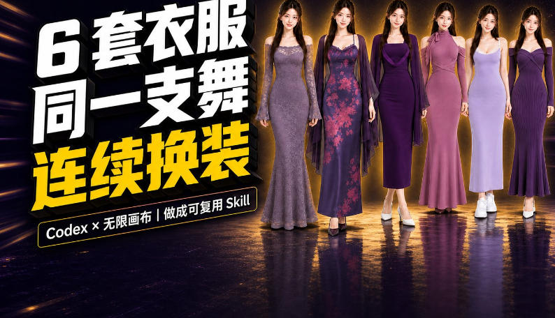 同一支舞，6套衣服按顺序切换：我把服装换装视频做成了一个Skill - 冒泡网