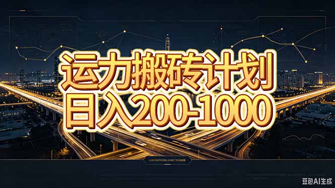 运力搬砖，风口项目。当日收益稳定200-1000。 每天仅需一小时，新人轻松上手。 - 中创网