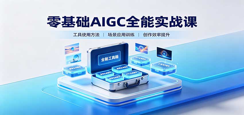 零基础AIGC全能实战课：覆盖绘画、影音、PPT、小说多场景AI创作-海之城短剧项目