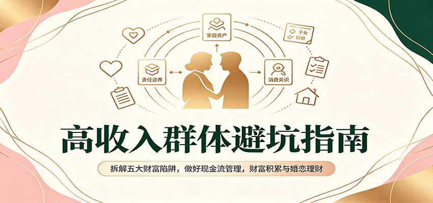 高收入群体避坑指南：拆解五大财富陷阱，做好现金流管理，财富积累与婚恋理财-海之城短剧项目