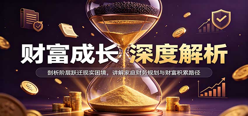 财富成长深度解析：剖析阶层跃迁现实困境，讲解家庭财务规划与财富积累路径-海之城短剧项目