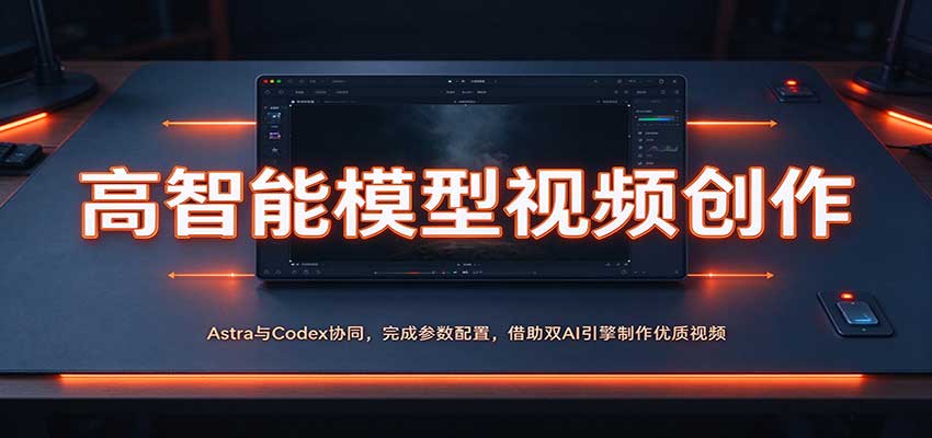 高智能模型视频创作：Astra与Codex协同，完成参数配置，借助双AI引擎制作优质视频-海之城短剧项目