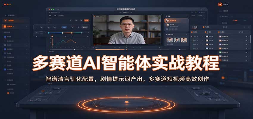 多赛道AI智能体实战教程：智谱清言驯化配置，剧情提示词产出，多赛道短视频高效创作-海之城短剧项目