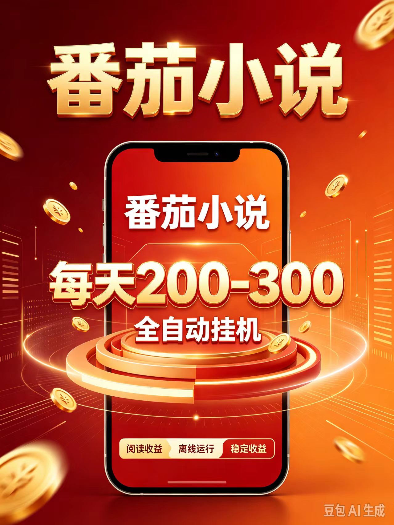 门槛极低的番茄全自动小说，日入200-300，项目非常火爆-海之城短剧项目