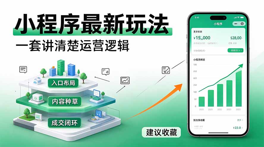 微信小程序最新玩法   四种收益来源，单日收入400+-海之城短剧项目