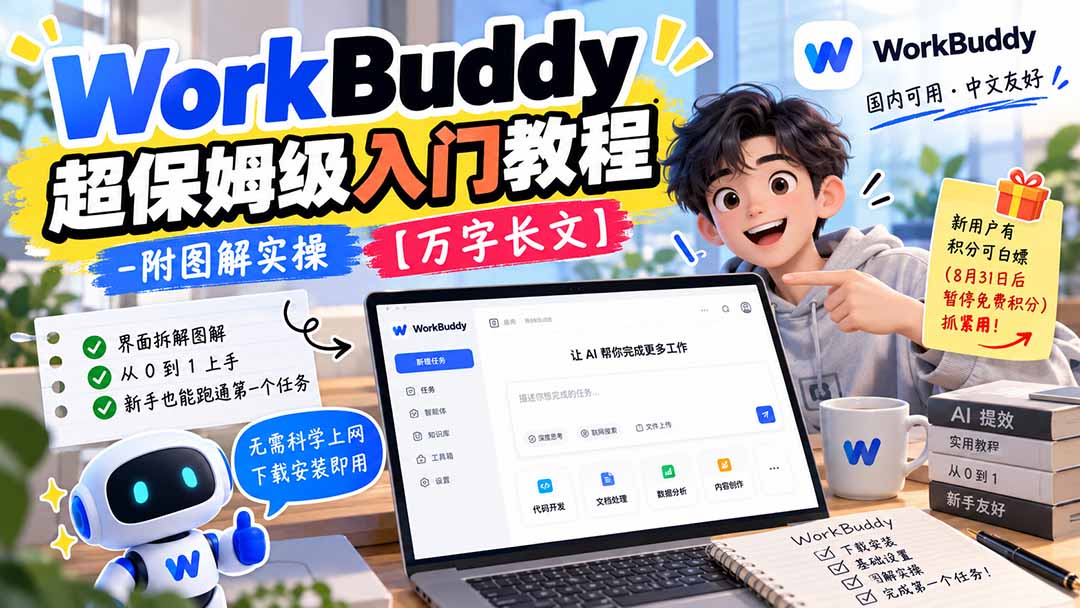 WorkBuddy 超保姆级入门教程-附图解实操 【万字长文】-海之城短剧项目