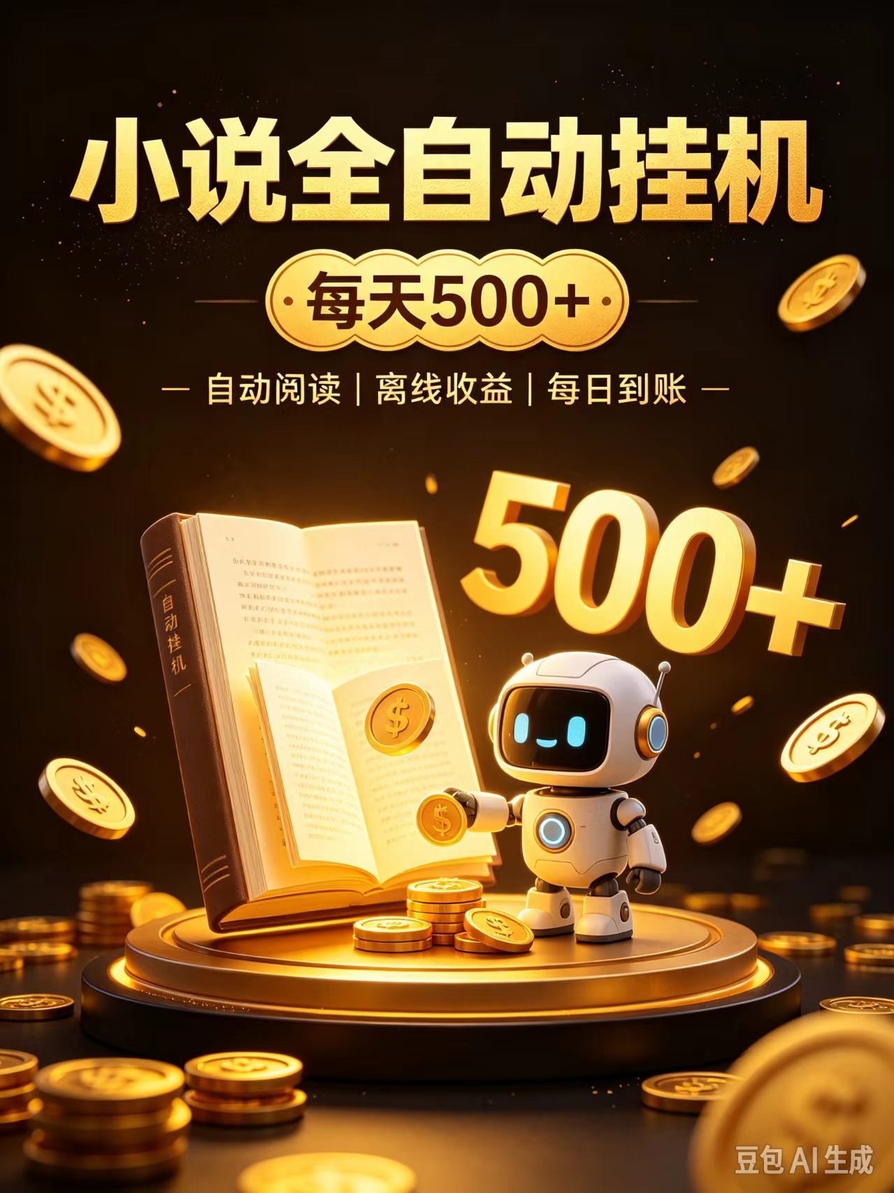 番茄全自动小说0门槛副业，日入300+，躺赚稳定风口项目-海之城短剧项目