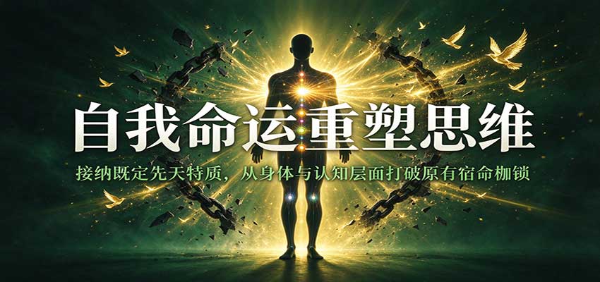 自我命运重塑思维：接纳既定先天特质，从身体与认知层面打破原有宿命枷锁 - 福缘网