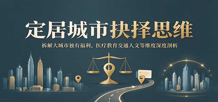 定居城市抉择思维：拆解大城市独有福利，医疗教育交通人文等维度深度剖析-海之城短剧项目