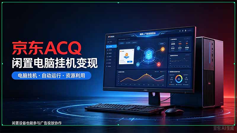 京东ACQ是什么？闲置电脑挂机采集项目拆解-海之城短剧项目