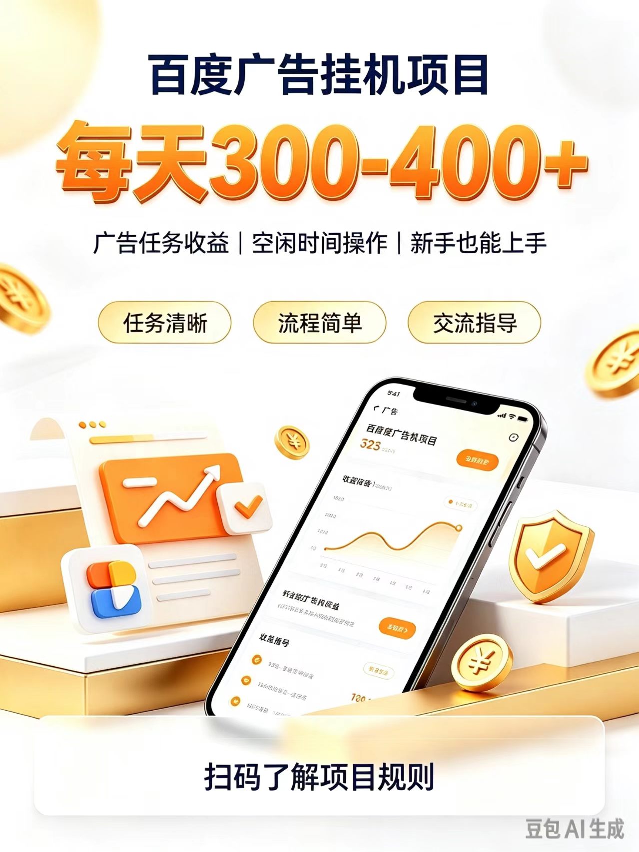 广告挂机0门槛副业，日赚300-400，躺赚稳定风口项目-海之城短剧项目